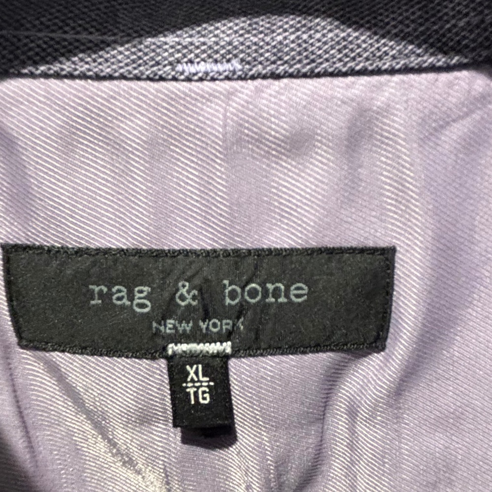 Rag And Bone, Purple Button Down, Xl - image 3